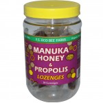 อาหารเสริม โพรพอลิส propolis ราคาส่ง ยี่ห้อ Y.S. Eco Bee Farms, Manuka Honey & Propolis Lozenges, Active 15+, 20 Lozenges, 3.2 oz (92 g)